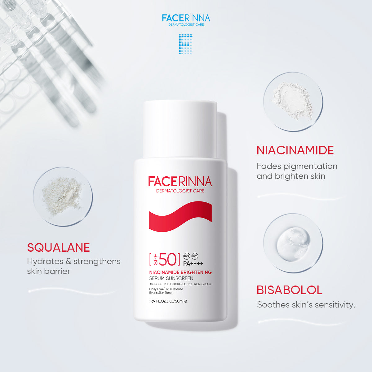 Niacinamide Brightening Serum Sunscreen SPF 50 PA++++